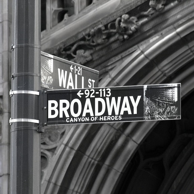 Broadway street sign.