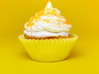 Yellow cupcake